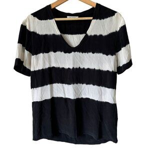 EQUIPMENT Sz XS Cameron Silk Tie Dye Blouse Top Pull Over Relaxed Fit